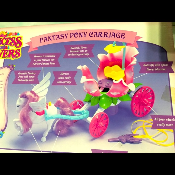 PRINCESS OF THE FLOWERS  PONY CARRIAGE NWT
